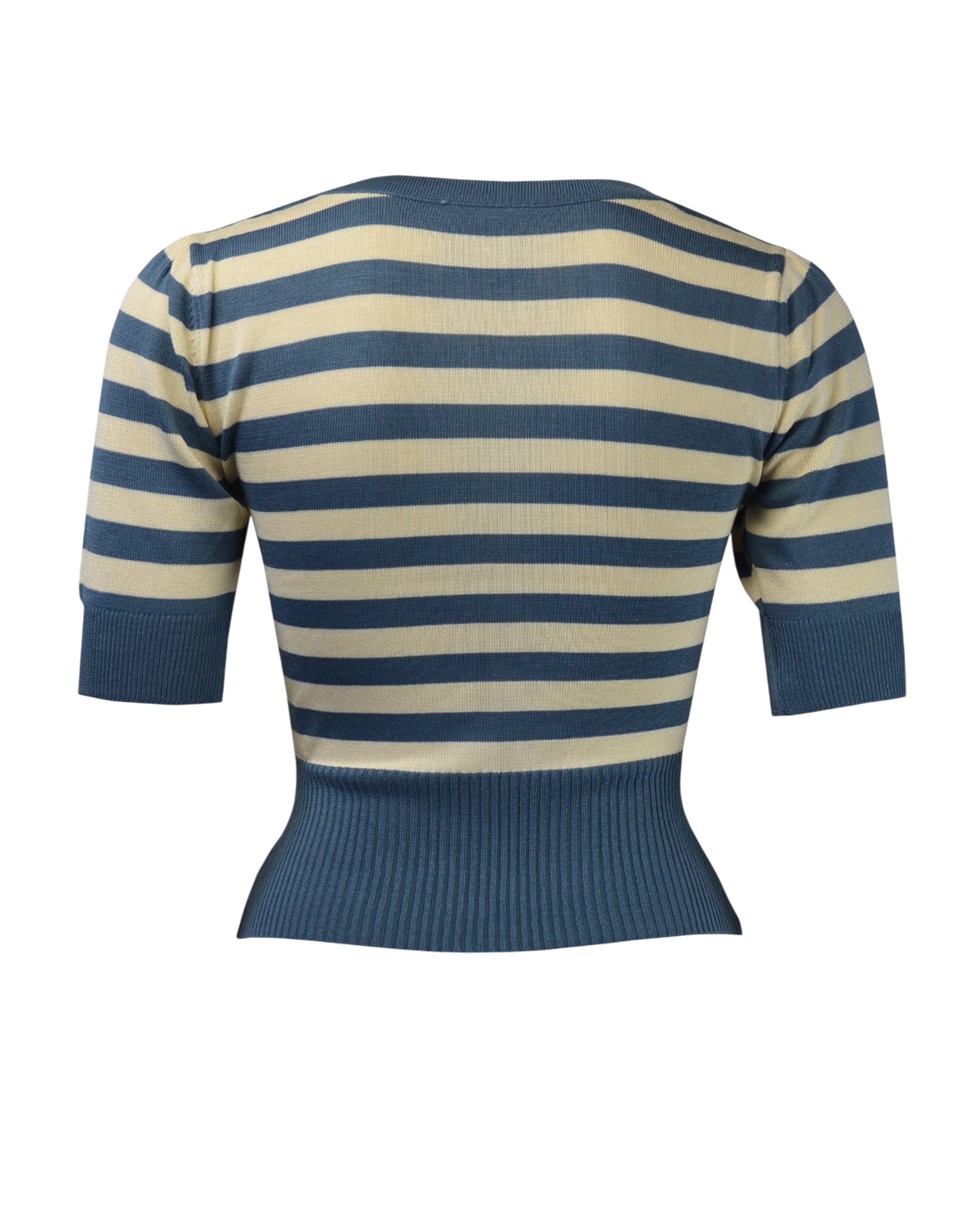 1950s Bateau Sweater - Blue Stripe