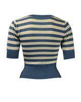 1950s Bateau Sweater - Blue Stripe