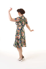 1940s Shirt Dress - Tiki