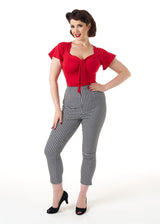Retro 50s Capri Pants - Gingham