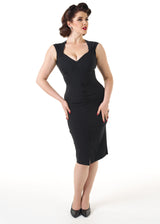 Rita Wiggle Dress - Black