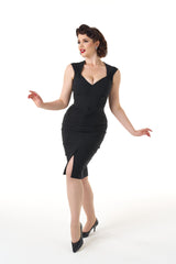 Rita Wiggle Dress - Black
