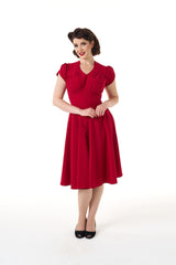1950s Swing Dress - Red