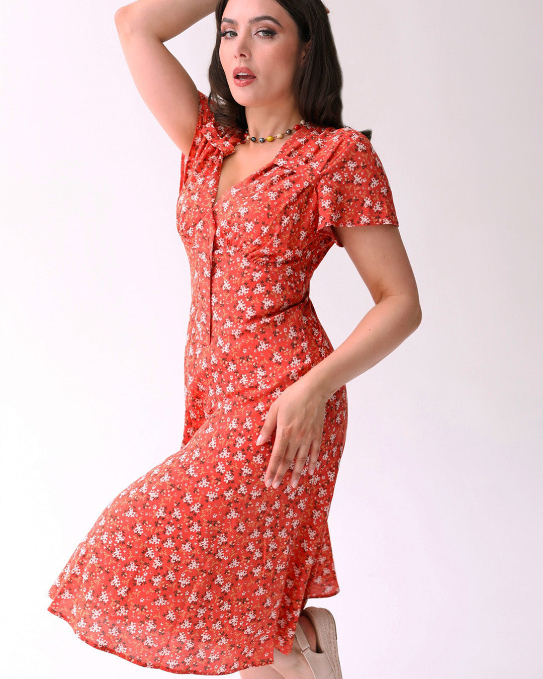 1940s Tea Dress - Starflower