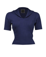 Retro Sweater - Dark Blue