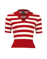 Retro Sweater - Red Stripe