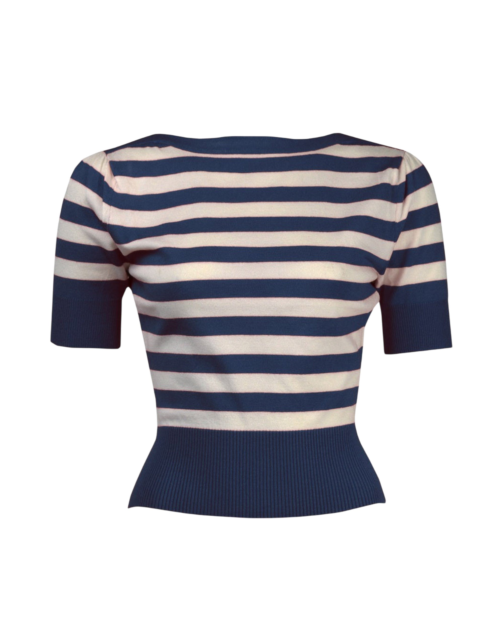 1950s Bateau Sweater - Navy Stripe