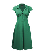 1940s Tea Dress - Emerald