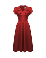 1950s Swing Dress - Red