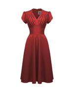 1950s Swing Dress - Red