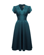 1950s Swing Dress - Teal