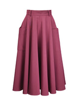 1950s Circle Skirt - Dark Rose