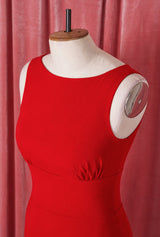 1950s Audrey Dress - Red