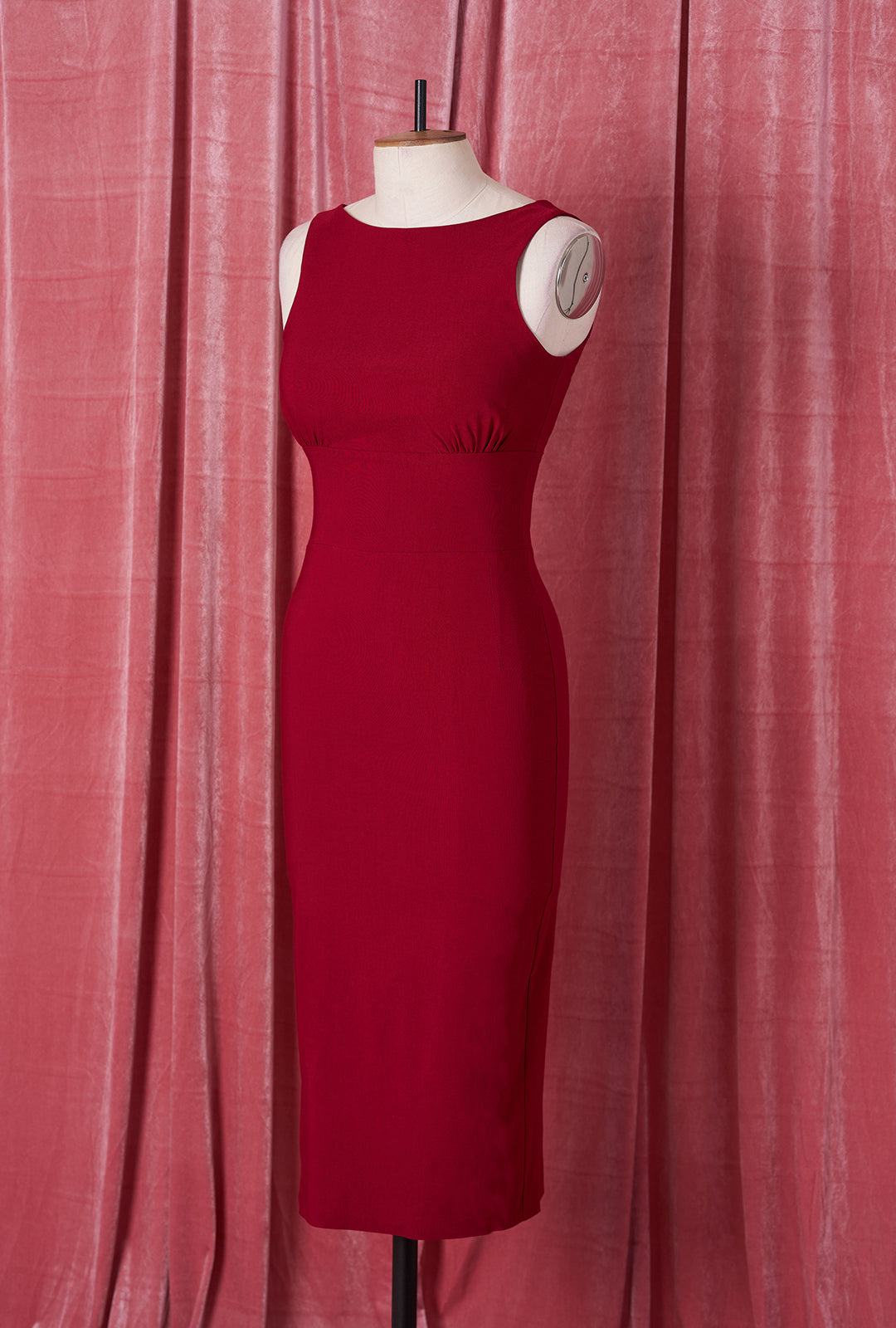 1950s Audrey Dress - Wine