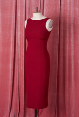 1950s Audrey Dress - Wine