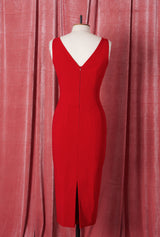 1950s Audrey Dress - Red