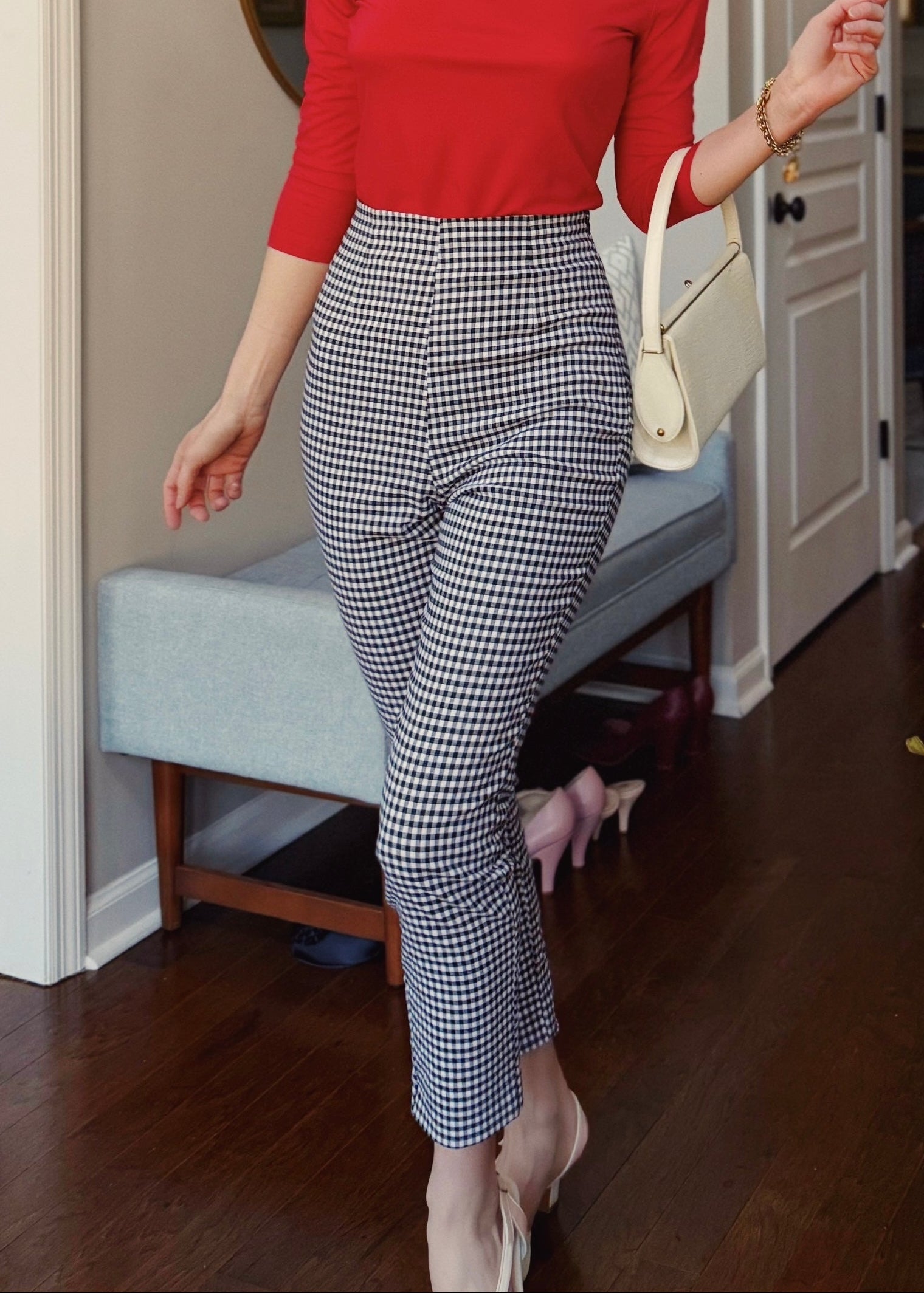 1950s Capri Pants - Gingham