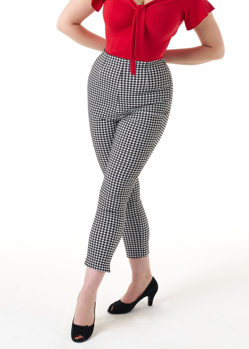1950s Capri Pants - Gingham