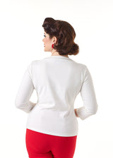 Bardot Top - Ivory