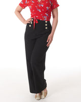 1930s Sailor Slacks - Black