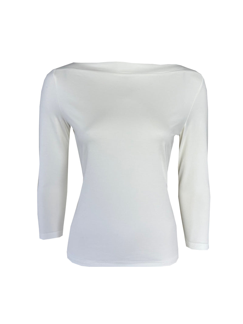1950s Bardot Top - Ivory