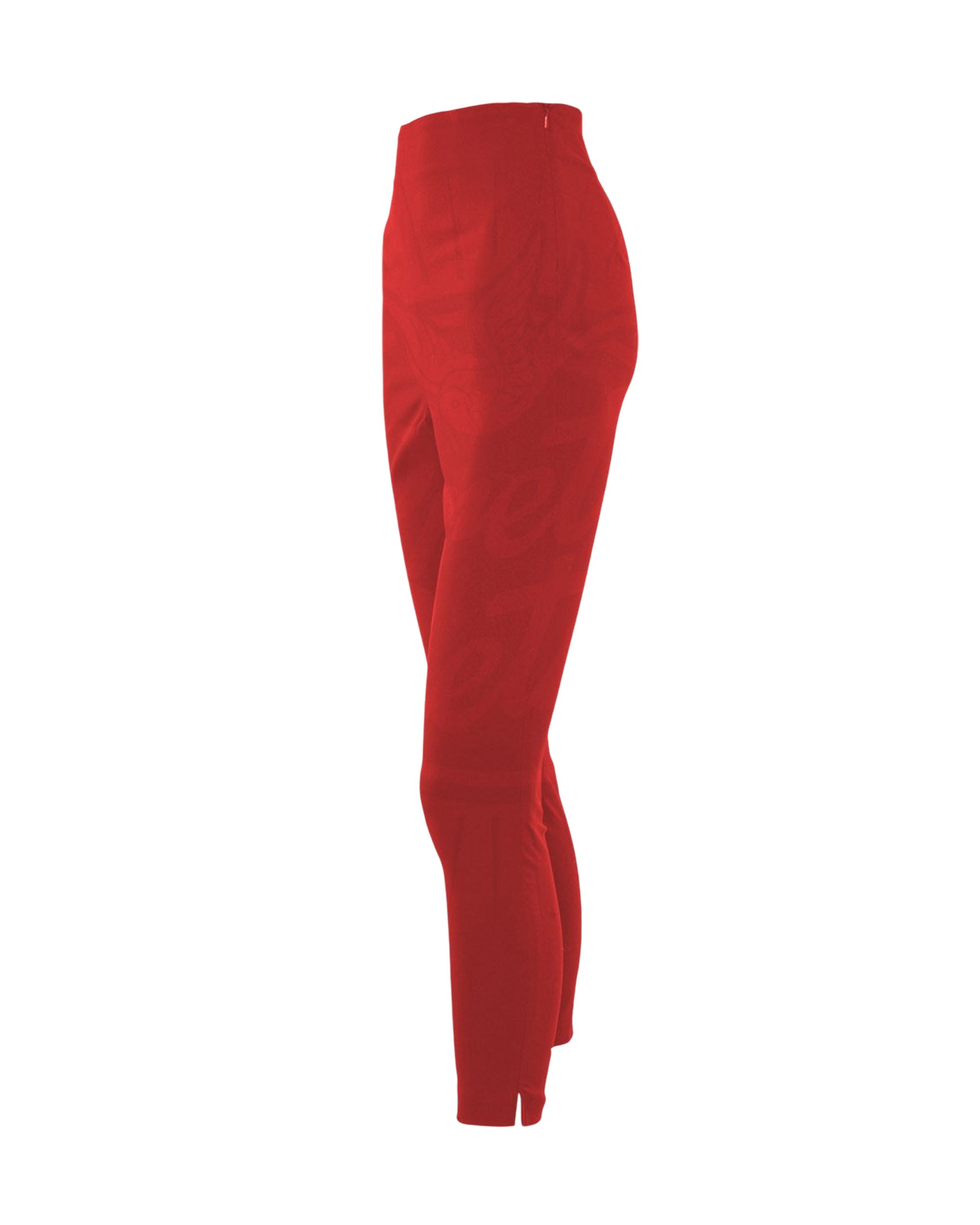 Retro 50s Capri Pants - Red