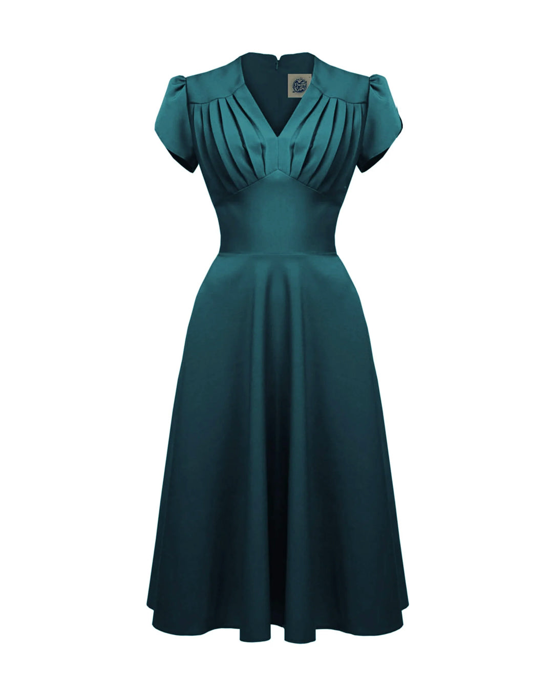 1950s Swing Dress - Teal