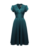 1950s Swing Dress - Teal