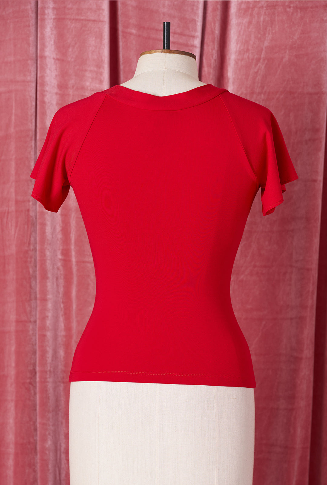 1940s Tie Top - Red