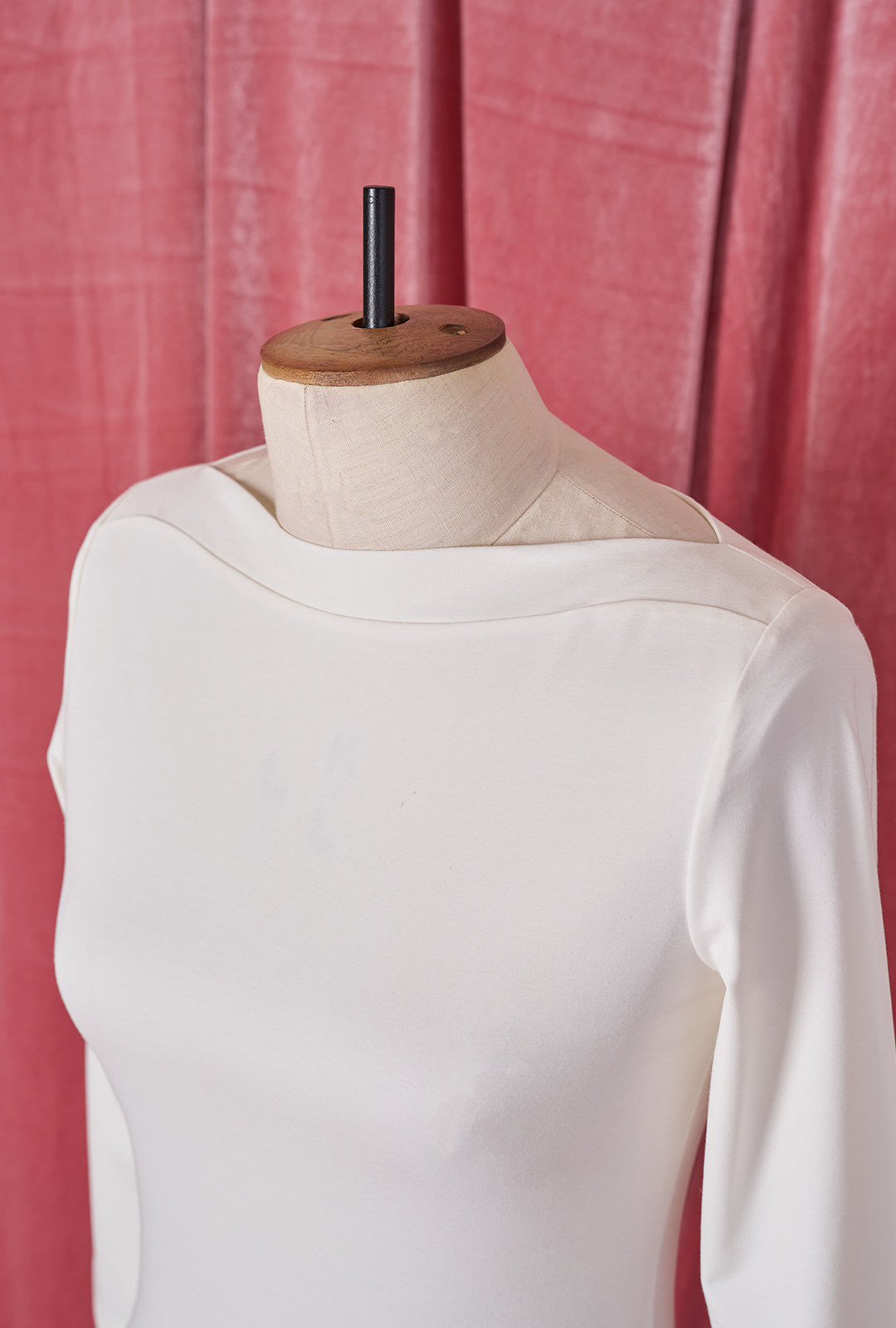1950s Bardot Top - Ivory