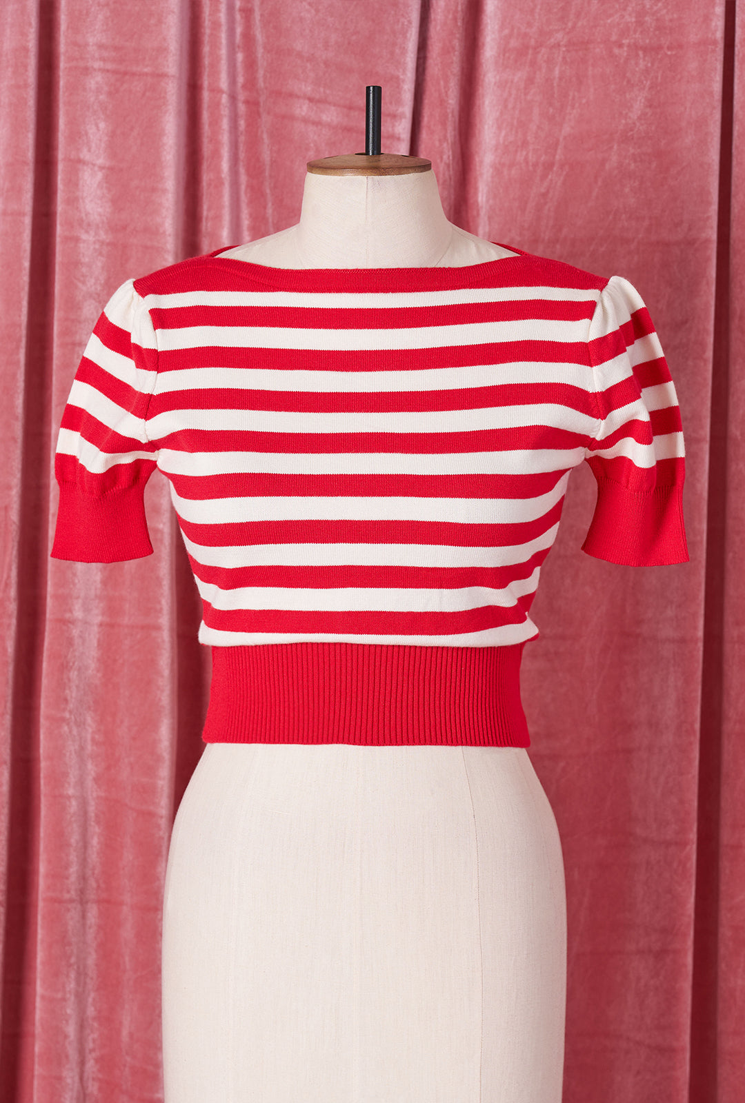 1950s Bateau Sweater - Red Stripe