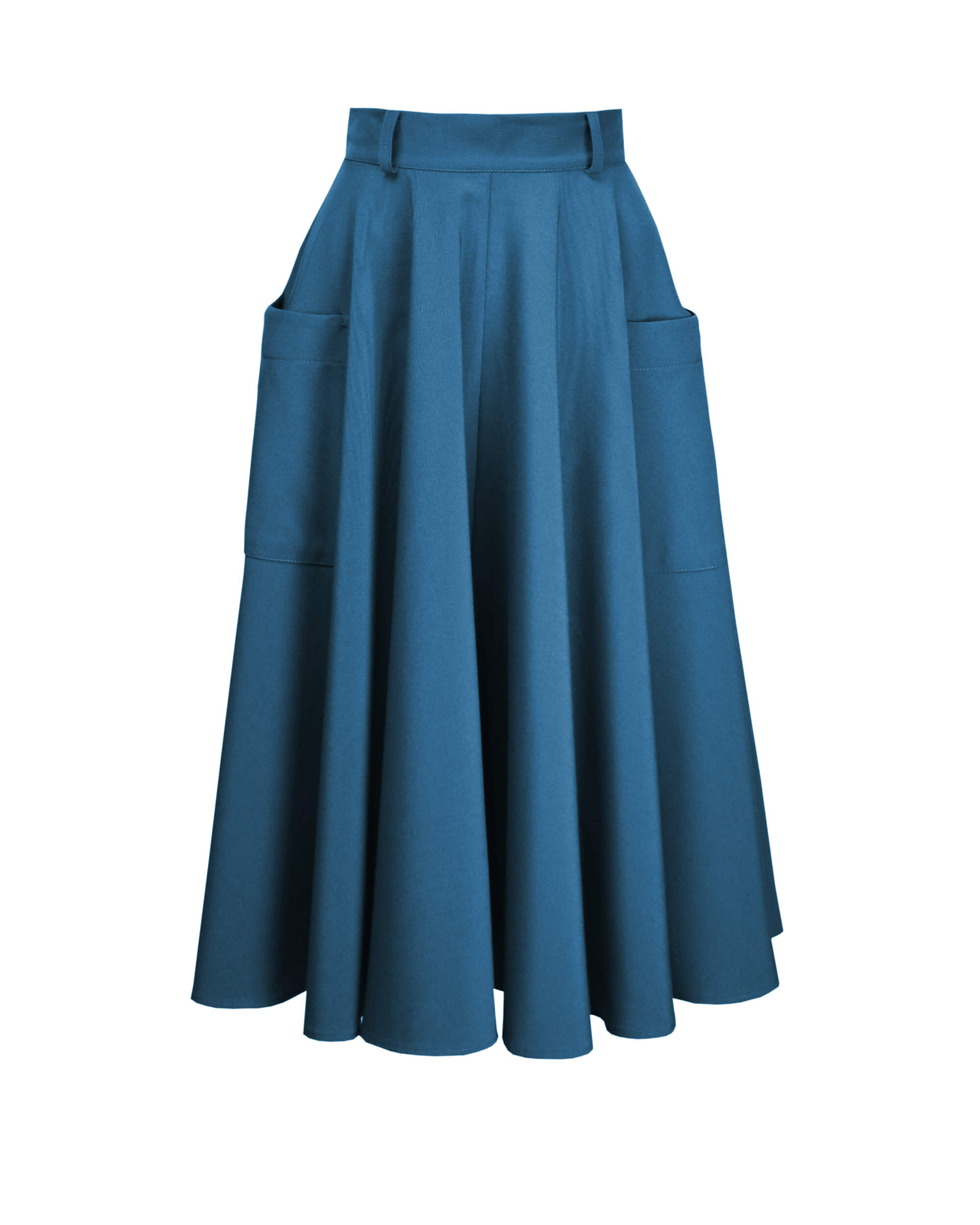 1950s Circle Skirt Petrol Blue – Pretty Retro