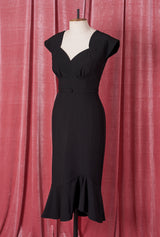 1940s Lola Dress - Black