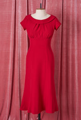 1930s Melissa Dress - Red