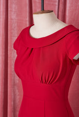 1930s Melissa Dress - Red