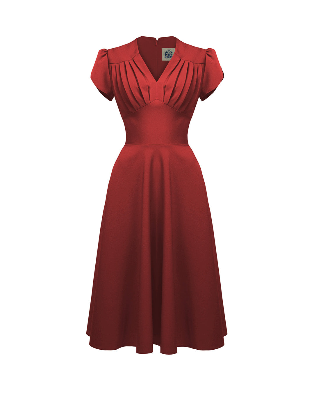 Retro 50s Swing Dress in Red
