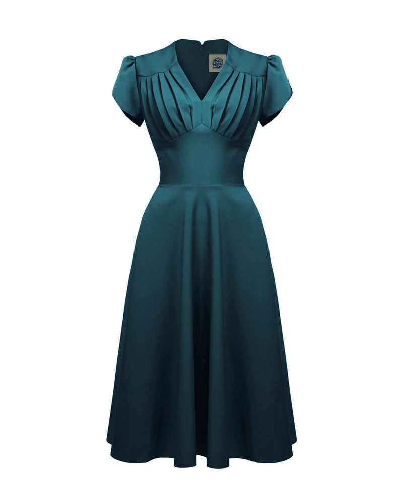 1950s Swing Dress - Teal