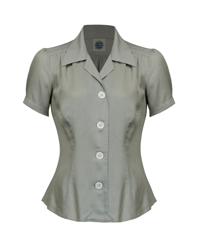 1940s Blouse - Sage