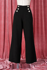 1930s Sailor Slacks - Black