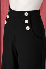 1930s Sailor Slacks - Black