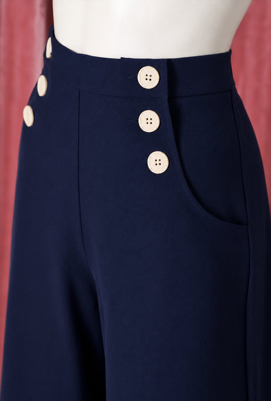 1930s Sailor Slacks - Navy