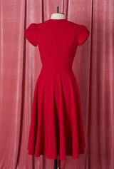 1950s Swing Dress - Red