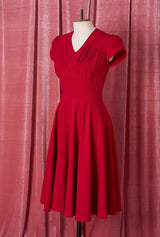 1950s Swing Dress - Red