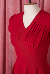 1950s Swing Dress - Red