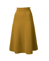Pretty 40s Yoke Skirt - Gold