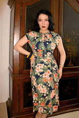 1940s Veronica Tea Dress - Tiki